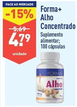 ALDI Suplementos nutricionais forma+ promoção