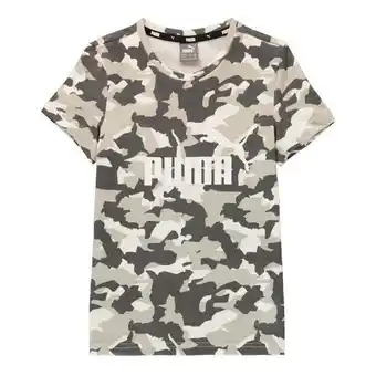 Sports Direct Puma big logo t shirt junior girls promoção