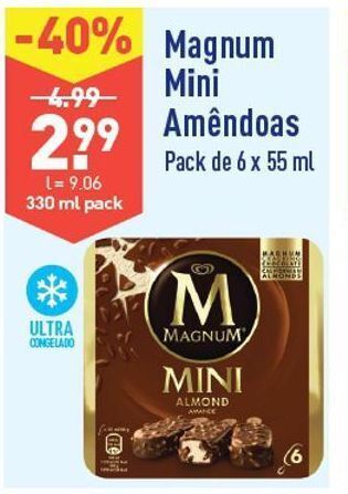 ALDI Gelados magnum promoção