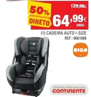Continente (1) Cadeira Auto L-Size promoção