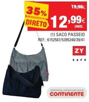 Continente (1) Saco Passeio promoção