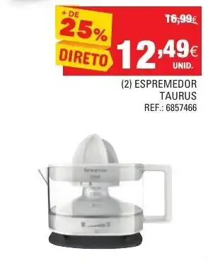 Continente (2) Espremedor Tauros promoção