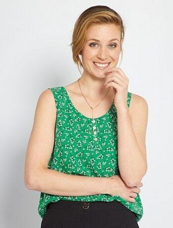 Kiabi Blusa leve com estampado promoção