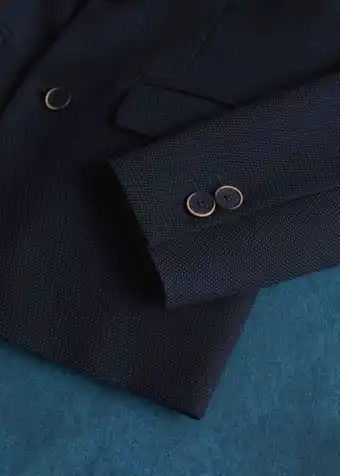 Mango Blazer de fato slim fit com textura promoção