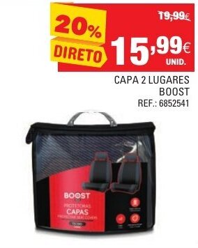 Continente Capa 2 Lugares Boost promoção