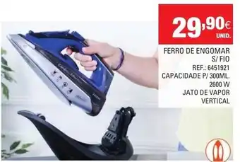 Continente Ferro de Engomar S/FIO promoção