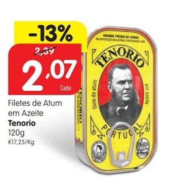 Atum em lata tenorio