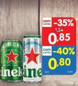 Minipreço Lata de cerveja heineken promoção