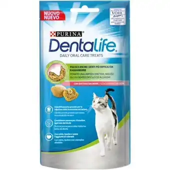 Purina dentalife gatos salmão