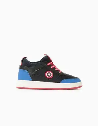 Zippy Sapatilhas com encaixe de neoprene para menino 'captain america', azul promoção
