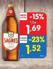 Minipreço Cerveja sagres promoção