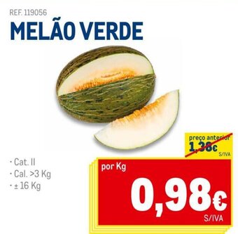 Makro Melao Verde promoção