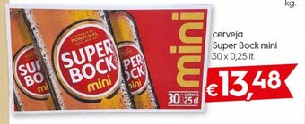 Bolama Cerveja Super Bock Mini 30 x 0.25 lt promoção