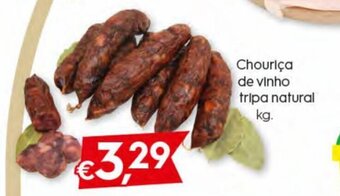 Bolama Chourica de Vinho Tripa Natural 1kg promoção