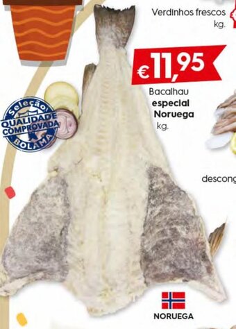 Bolama Bacalhau Especial Noruega 1kg promoção