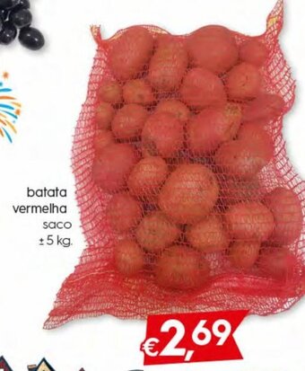 Bolama Batata Vermelha saco 5kg promoção