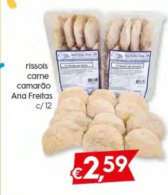 Bolama Rissols Carne Camarao Ana Freitas c/12 promoção