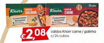 Caldos Knorr Carne/ galinha c/24 cubos
