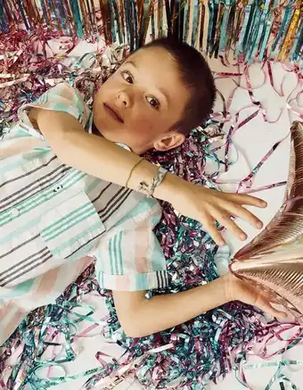 Zippy Camisa às riscas para menino, branco promoção
