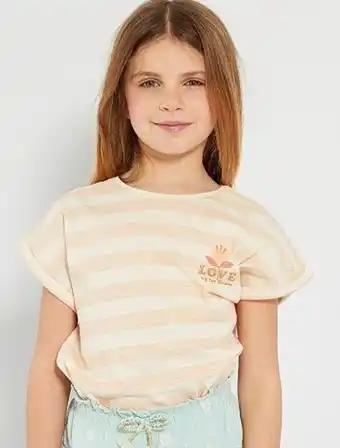 Kiabi Top em jersey com estampado promoção
