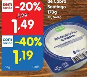 Minipreço Requeijão santiago promoção