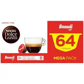 Neomáquina Pack café dolce gusto buondi 64 capsulas promoção