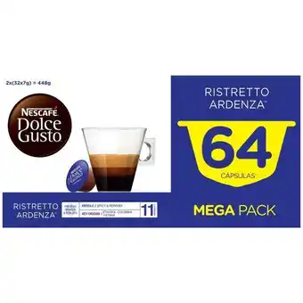 Neomáquina Pack café dolce gusto ristretto ardenza 64 capsulas promoção