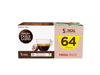 Pack cafe dolce gusto sical 64 capsulas