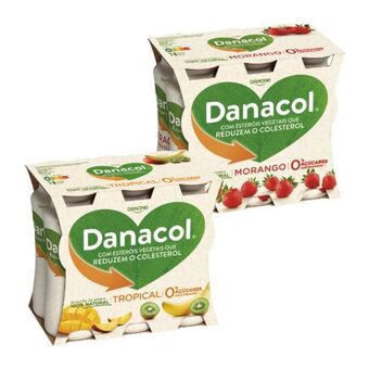 ALDI Danacol morango/ frutos exóticos promoção