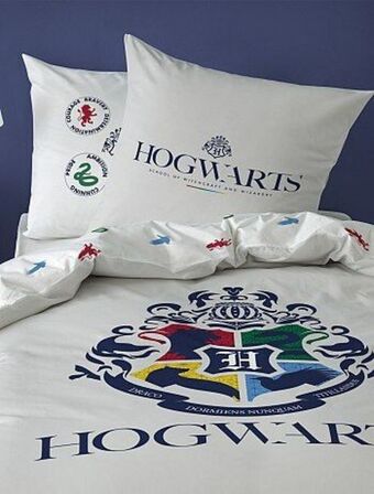 Kiabi Capa de edredão e fronha de solteiro 'harry potter' promoção