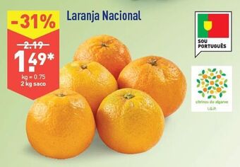 ALDI Laranja promoção