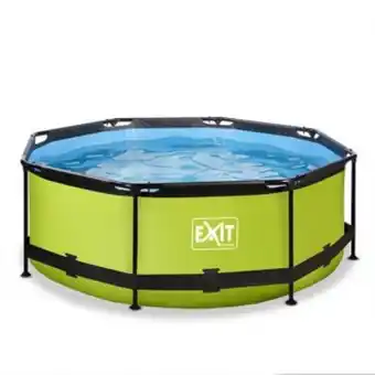 Piscina redonda de 244 x 76 cm verde limão com bomba de filtração