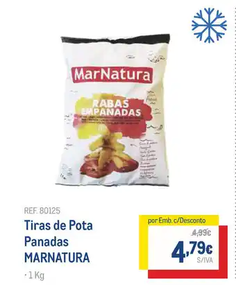Makro Tiras de Pota Panadas Marnatura 1kg promoção