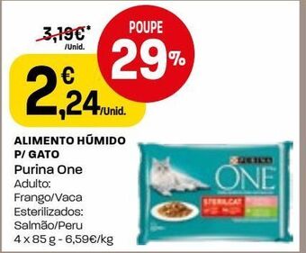 Intermarché Ração para gatos purinaone promoção