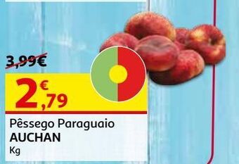 Auchan Pêssego paraguaio auchan:kg promoção