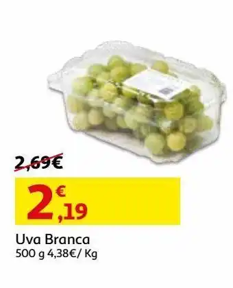 Auchan Uva branca:500 g promoção