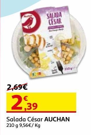 Auchan Salada césar auchan:210 gr promoção