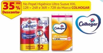 Auchan Papel higienico colhogar promoção