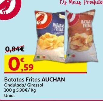 Auchan Batatas fritas auchan promoção