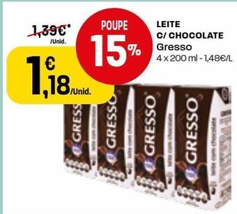 Intermarché Achocolatado gresso promoção