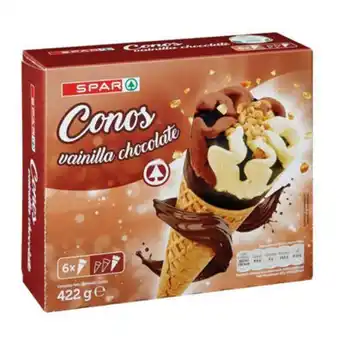 Spar Gelado spar cone baun chocolate 6x120ml promoção