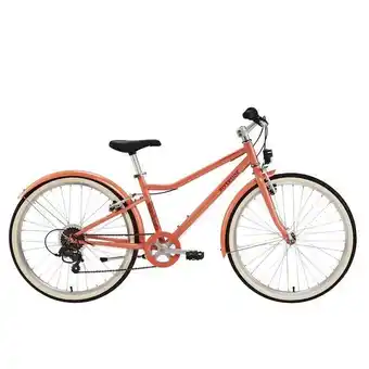 Decathlon Bicicleta de trekking criança riverside 500 24 polegadas 9-12 anos coral promoção