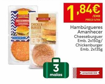 Recheio Hambúrguer amanhecer promoção