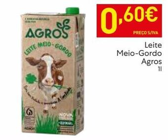 Recheio Leite agros promoção