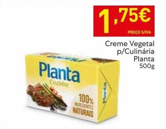 Recheio Margarina vegetal planta promoção