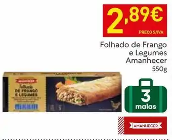 Folhado de frango amanhecer