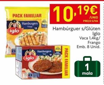 Recheio Hambúrguer iglo promoção