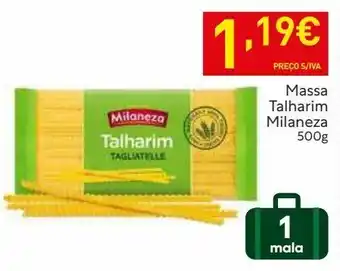 Recheio Talharim milaneza promoção