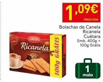 Recheio Biscoitos cuétara promoção