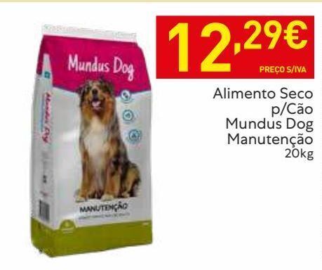 Promoção Ração para cães mundus dog em Recheio